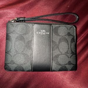 Coach Black Wristlet
